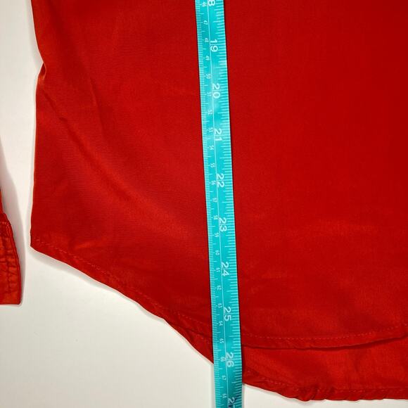 Old Navy Women's Size Medium Burnt Orange Blouse - Picture 7 of 7
